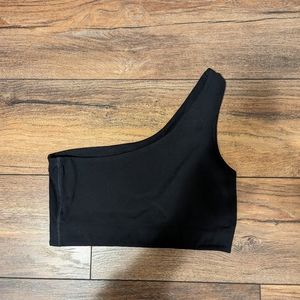 Girlfriend Collective One Shoulder Sports Bra
